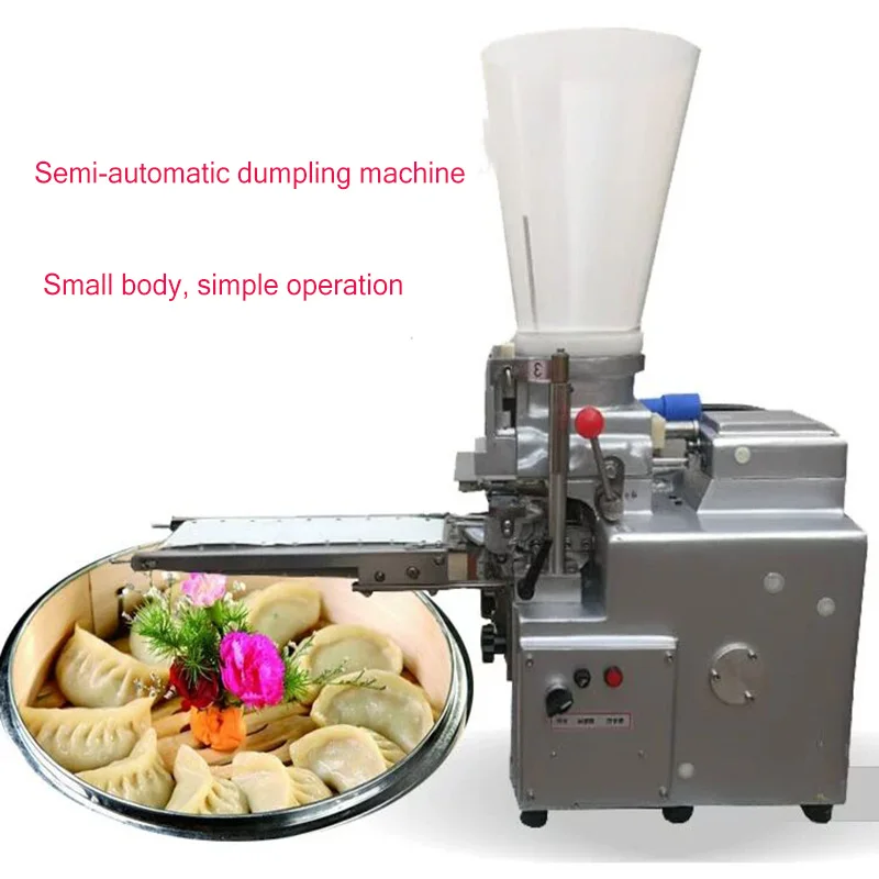 2020 latest hot sale semi-automatic stainless steel dumpling machine 1500/h commercial dumpling machine small semi-automatic dum