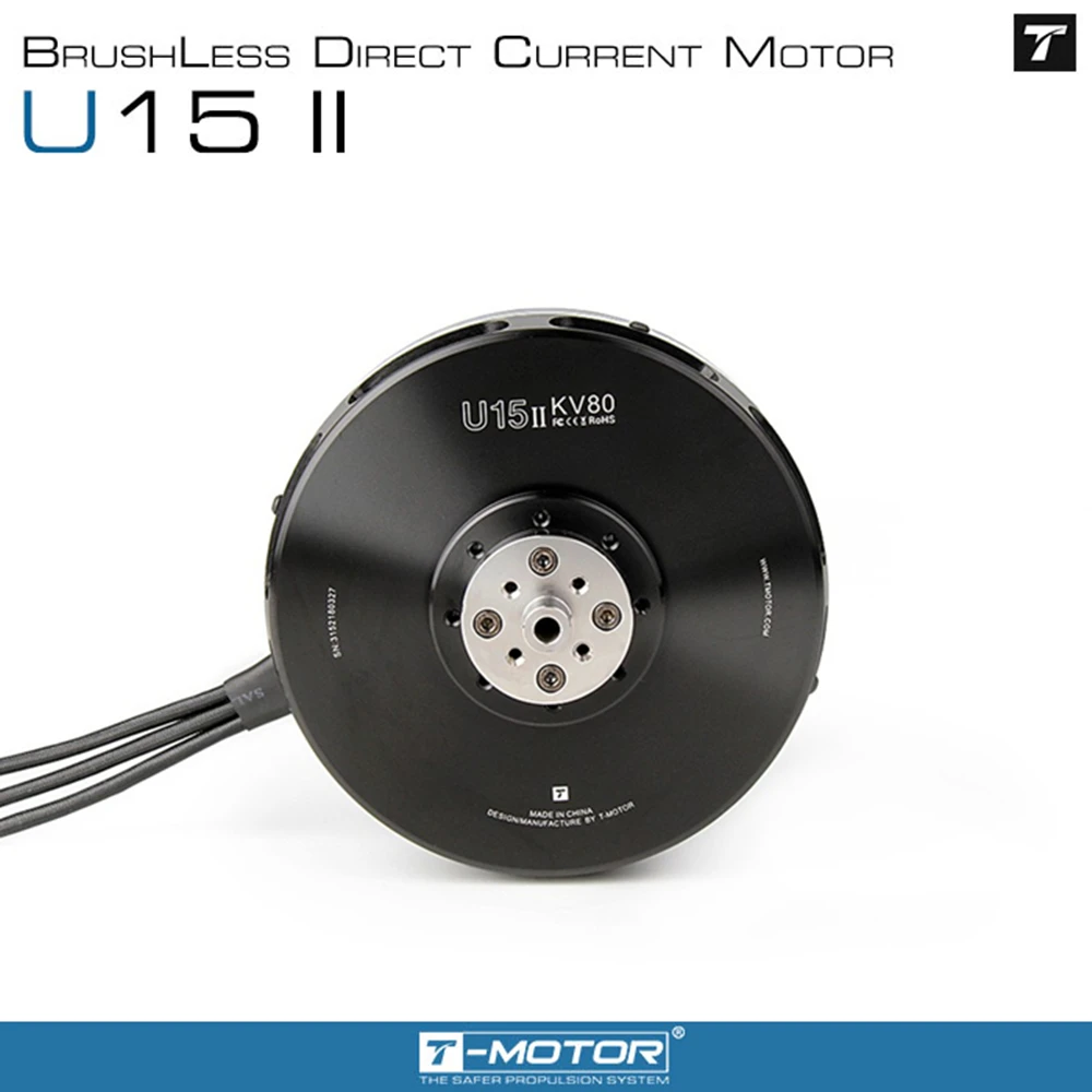 

TMOTOR U15 II Drone Brushless motor single shaft maximum pulling force of 30kg supports 12-24S power supply