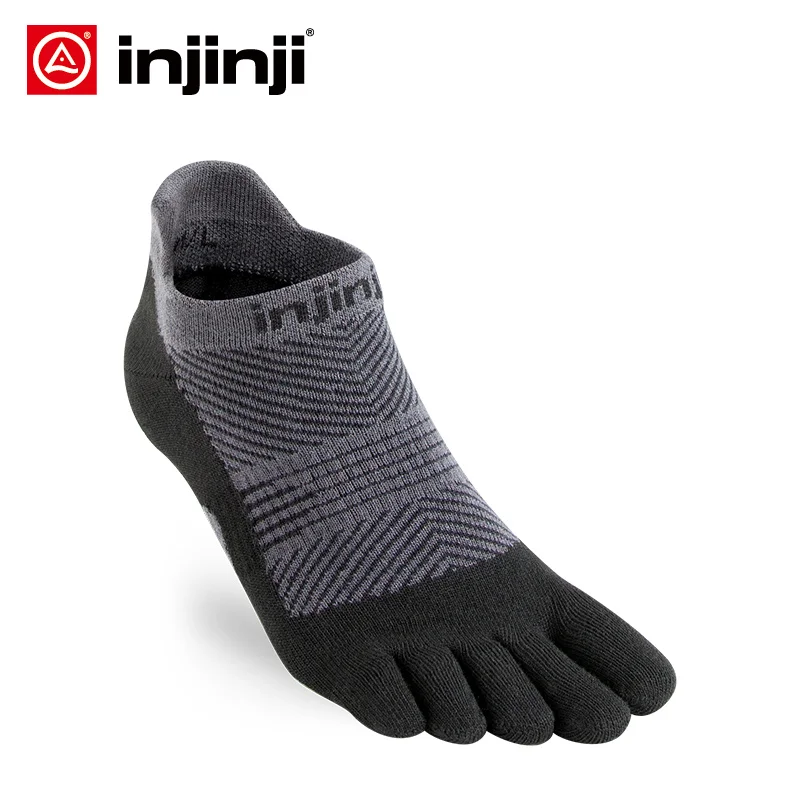 Injinji Five-finger Sneakers Socks No-show Thin Running Quick-drying Breathable Sports Women\'s Wear-resistant COOLMAX Pilates