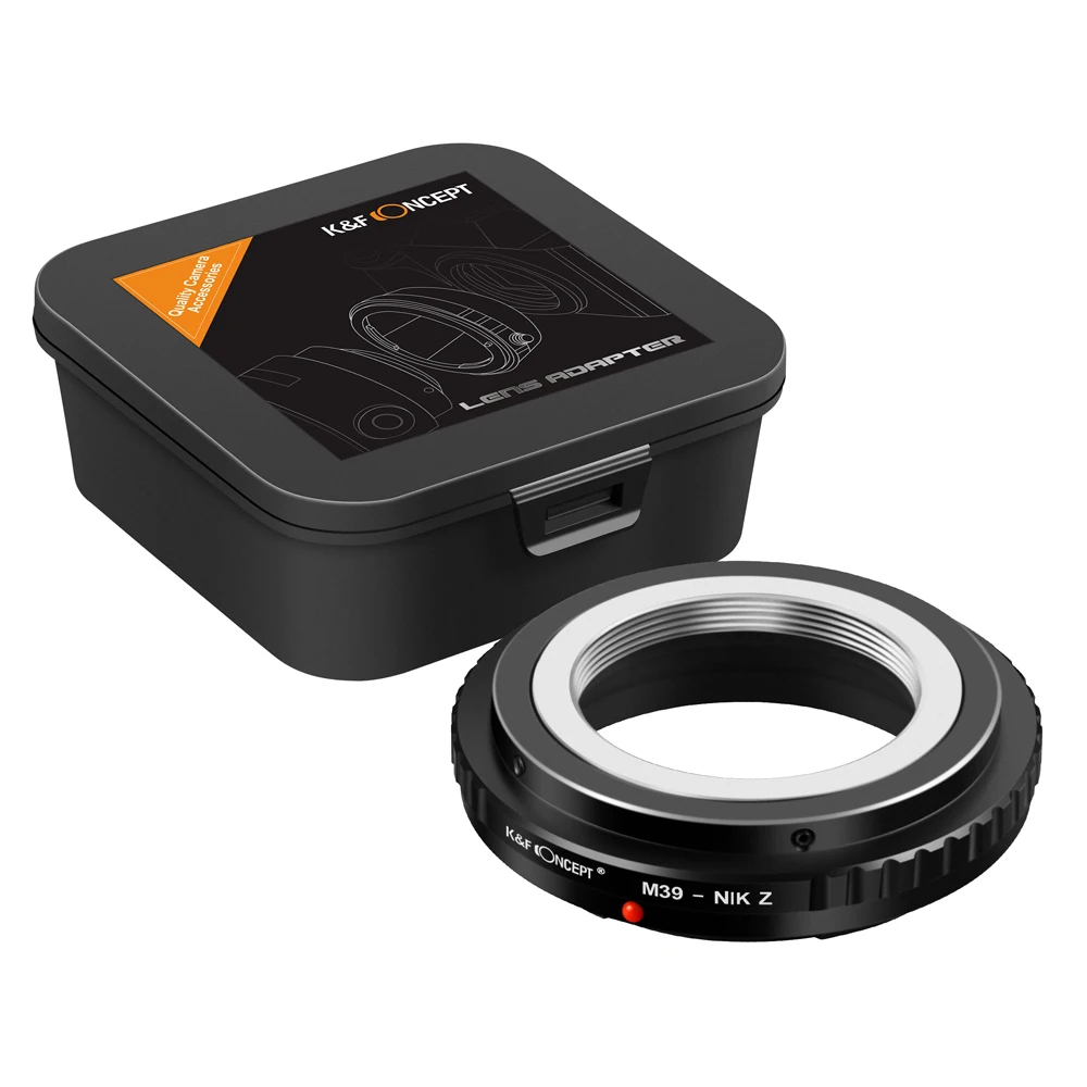 

K&F Concept M39-Nikon Z Lens Mount Adapter for M39 Mount Lense to Nikon Z Mount Z6 Z7 Mirrorless Camera