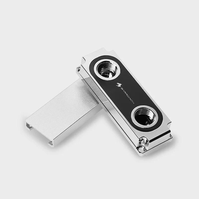 BARROWCH Disipador SSD M.2 2280/22110 Acrílico Cobre Plateado Negro - imagen 4