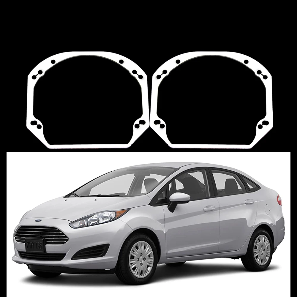 

TAOCHIS автомобильный Стайлинг рамка адаптер DIY кронштейн держатель для Ford Fiesta 2013 теперь Hella 3R G5 3/5 объектив проектора