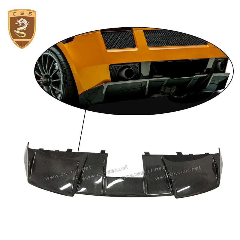 For Lambor Gallardo LP540/LP550/LP560 04-08 Old Style DMC Carbon Fiber Rear Trunk Boot Lip Car Accessories