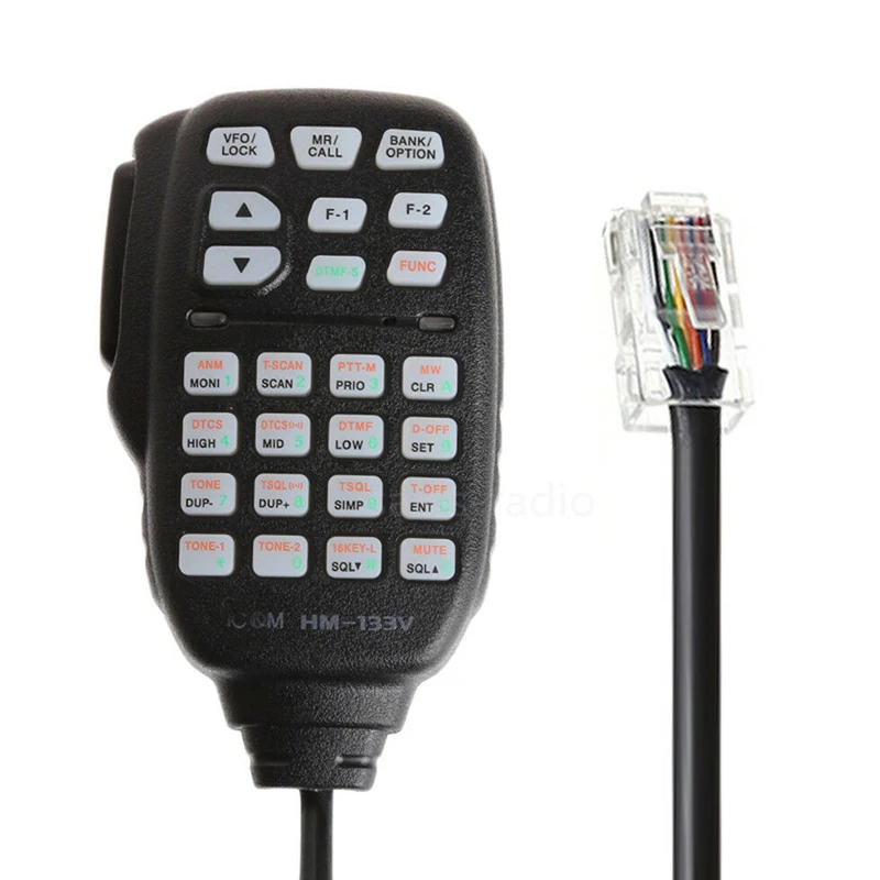 HM-133V 8Pin Mobile Car Transceiver Speaker Microphone for ICOM IC-2200H 2720 2820H 2100H 7000 E2820 Ham Amateur Radio Mic