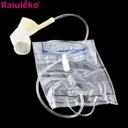 5Pcs 1000ML High Quality Soft Silicone Urine Collector Hemiplegia Breathable Urinary Incontinence Disabled Urine Bag Male Female