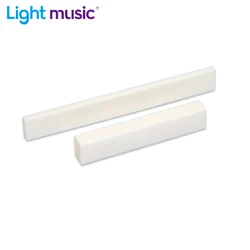 1 Set Guitar Bass Bridge Saddle Real Blank Bone Nut for LP Folk Classical Electric Acoustic Guitar Part Accessories