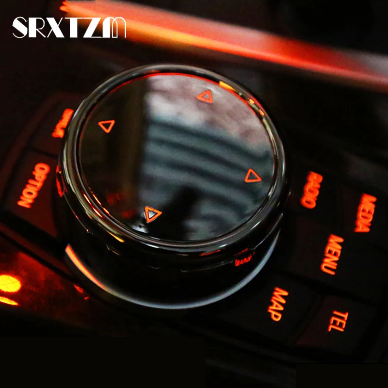 For BMW X1 F25 X3 X4 F15 X5 F16 X6 1 2 3 5 Series F10 F20 F30 Interior Multimedia Buttons Cover Decoration Accessories