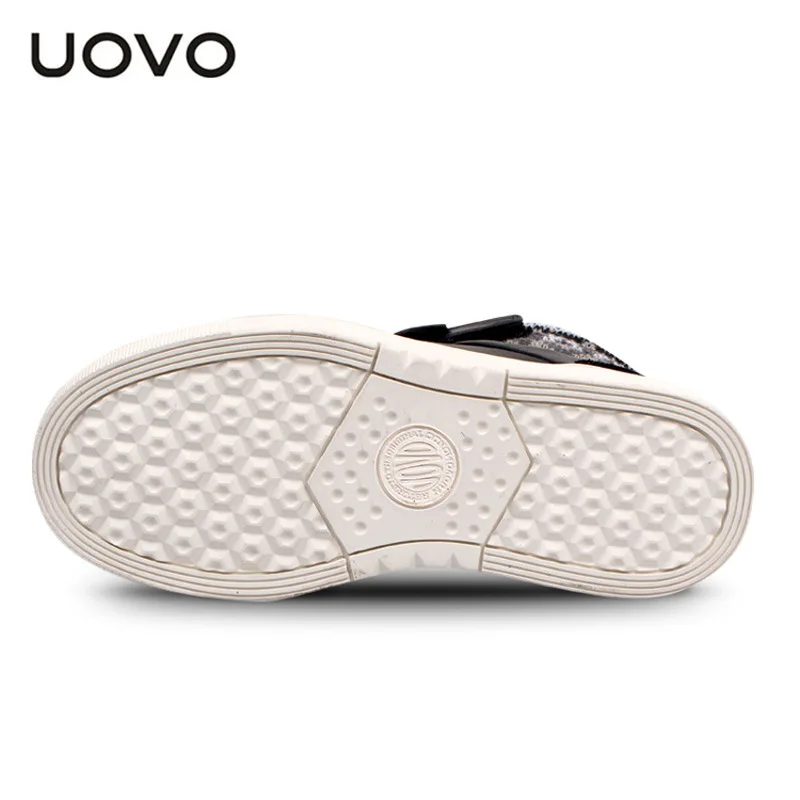 UOVO New Arrival Autumn Winter Walking Shoes Fashion Girls Casual Shoes Children Warm Comforable Sneaker