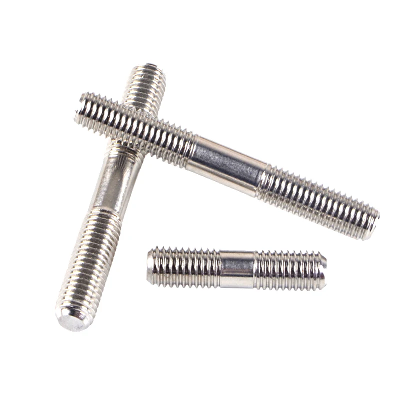 QINTIDES M6 M8 M10 goujons à Double extrémité (Type de serrage) boulons à Double tête lsométrique en acier inoxydable 304
