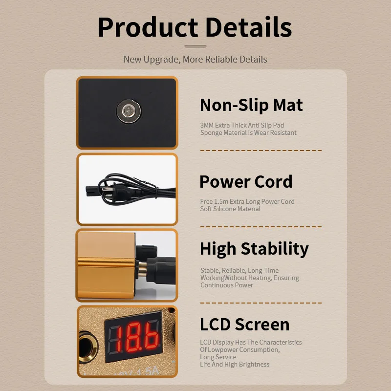 LCD Tattoo Power Supply Professional Digital Dual Tattoo Power for Tattoo Machine