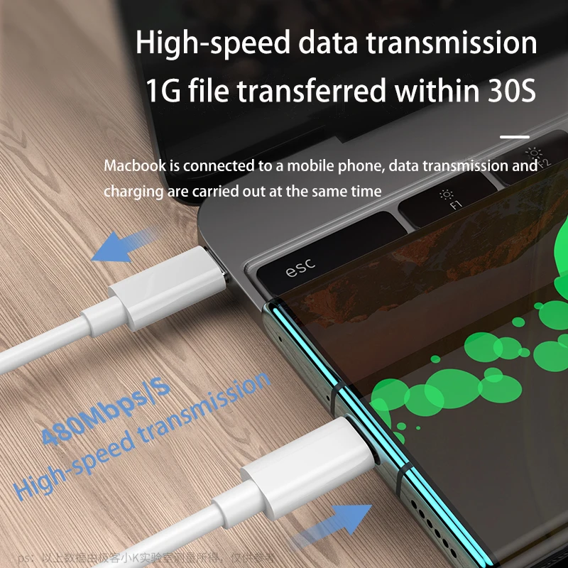 100W Fast Charging USB C To USB C Cable for Samsung Xiaomi Huawei OPPO Charger Type C Data Cord for MacBook Pro IPad Pro
