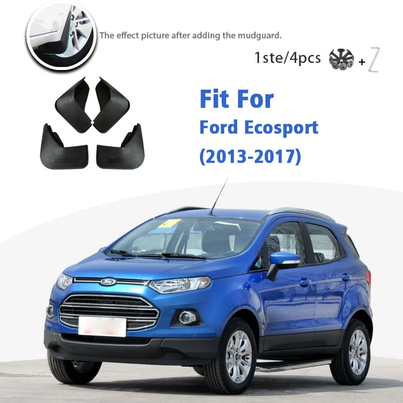 

Mudguard For Ford Ecosport 2013-2021 Front Rear 4pcs Mudflaps Mudguards Car Accessories Mud Flap Guard Splash Fender