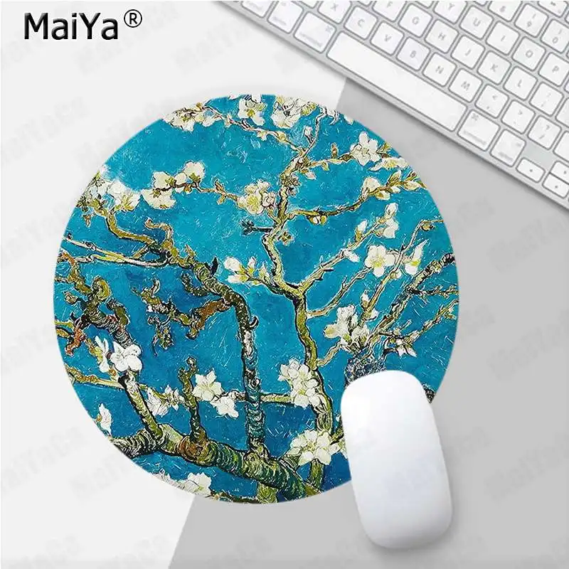 MaiYa Vincent van Gogh Soft Rubber Professional Gaming Mouse Pad Computer Anti-Slip Laptop PC Mice Pad Mat gaming Mousepad