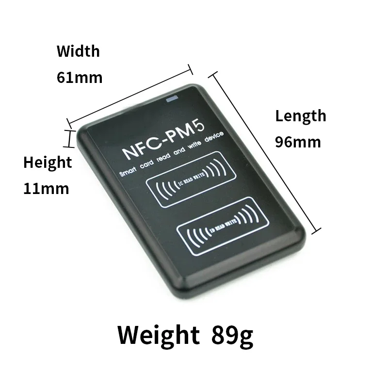 New NFC-PM5 Encryption Decoding Duplicator RFID Access Control Card Reader S50 UID Smart Chip Tag Writer ICID Frequency Copier