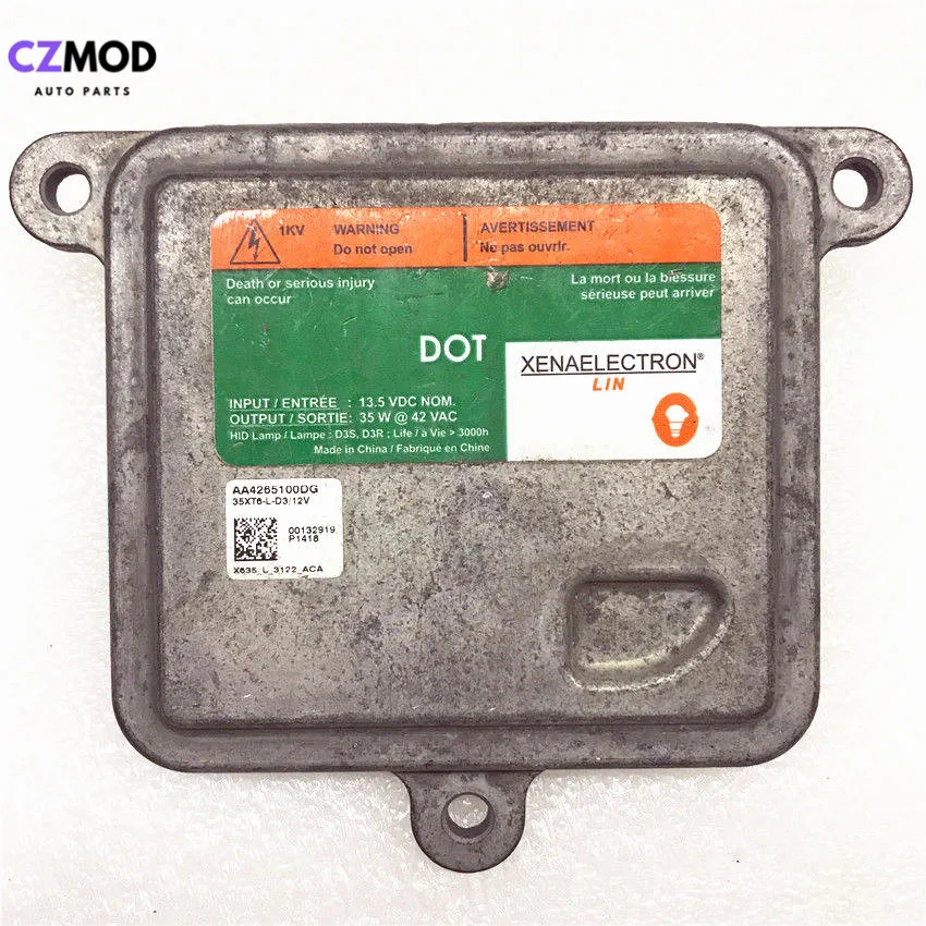 

CZMOD Original 35XT6-L-D3 12V A57082B00DG D3S D3R Xenon Headlight HID Ballast Control Module 35XT6-L-D3 AA4265100DG