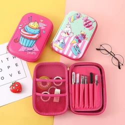 Kawaii piórnik duże piórnik koreańskie piśmiennicze dla dziewczynek Trousse Scolaire lody piórnik akcesoria szkolne piórnik