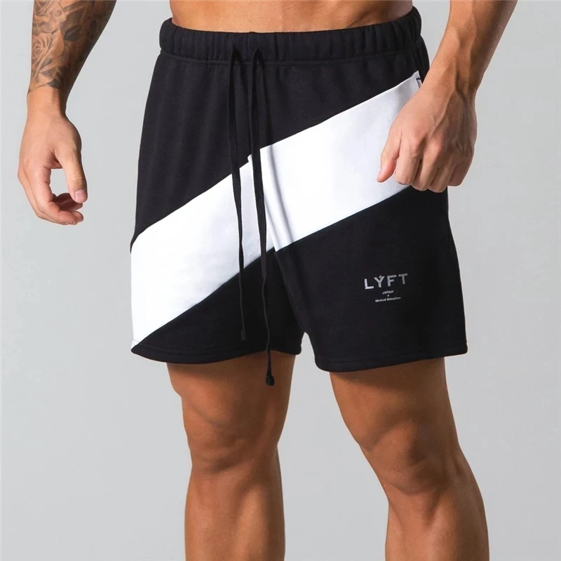 2022 NEW Men Gym Fitness Loose Shorts Bodybuilding Joggers Summer Cotton Cool Short Pants Male Casual Shorts Brand Sweatpants