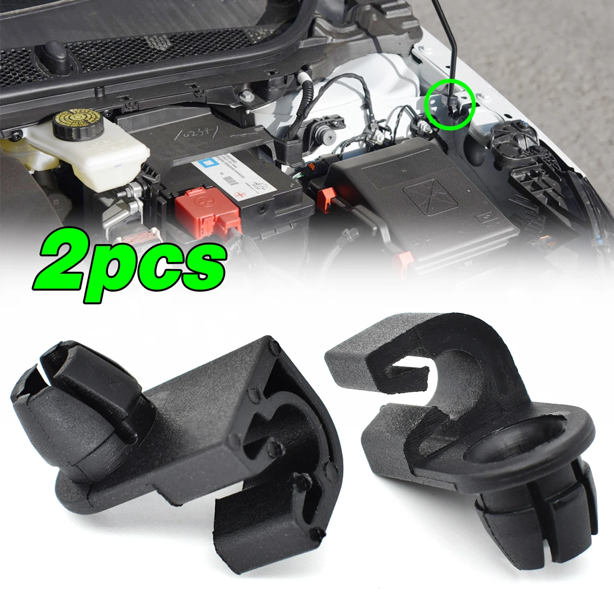 

2x Hood Bonnet Prod Rod Support Stay Clip Holder For Citroen Berlingo C3 C4 C-Elysee For Peugeot 2008 208 301 308 Partner 792843