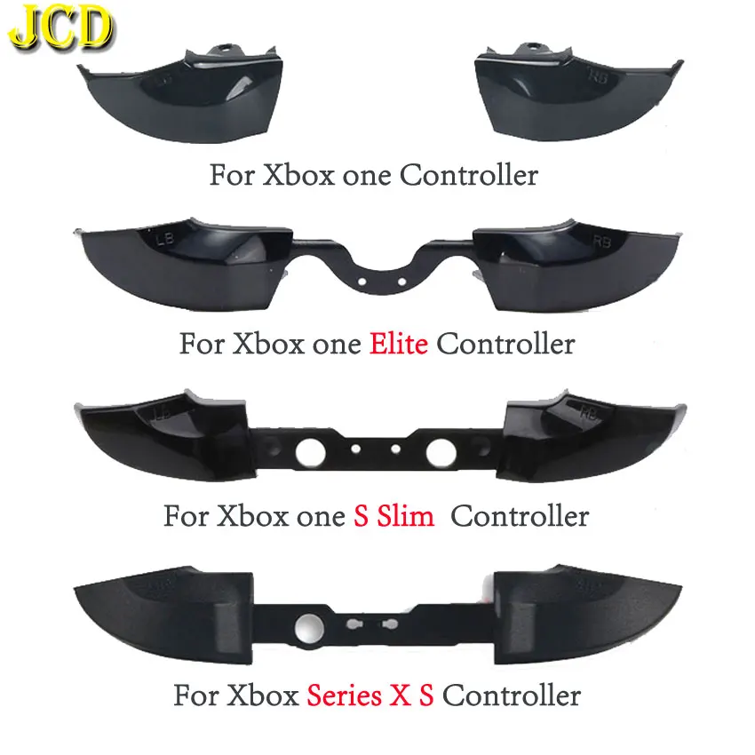 

JCD RB LB Bumper Trigger Button Mod Kit for Xbox One Series S X Slim Elite Controller Replacement Right Left Buttons Accessories