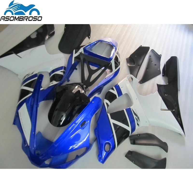 

Upgrading your Motorcycle Bodywork fairings for YAMAHA R1 fairing kit 2000 2001 blue white black fairing set YZFR1 00 01 HJ65