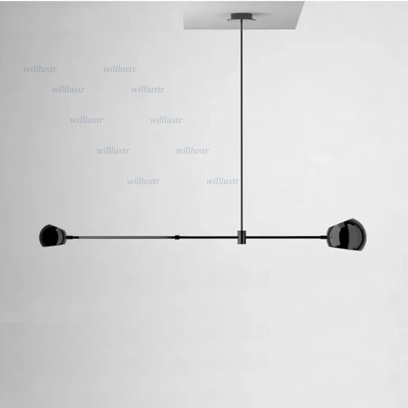 American Style Iron Pendant Light Minimalist Suspension Lamp Hotel Restaurant Lounge Study Bedroom Dinning Room Hanging Lighting
