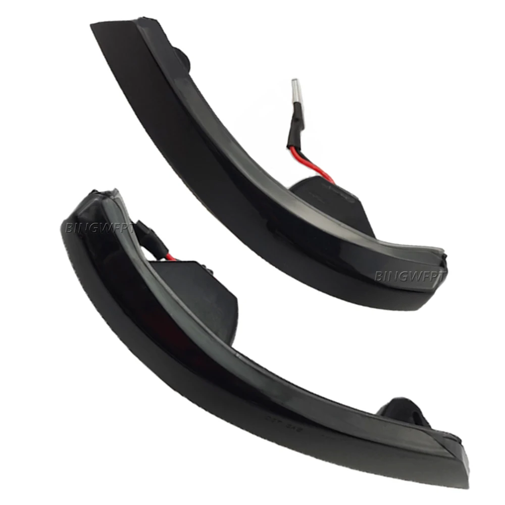 Black Dynamic Turn Signal Light LED Side Rearview Mirror Sequential Indicator Blinker Lamp For Ford Focus 2 3 Mk2 Mk3 Mondeo Mk4