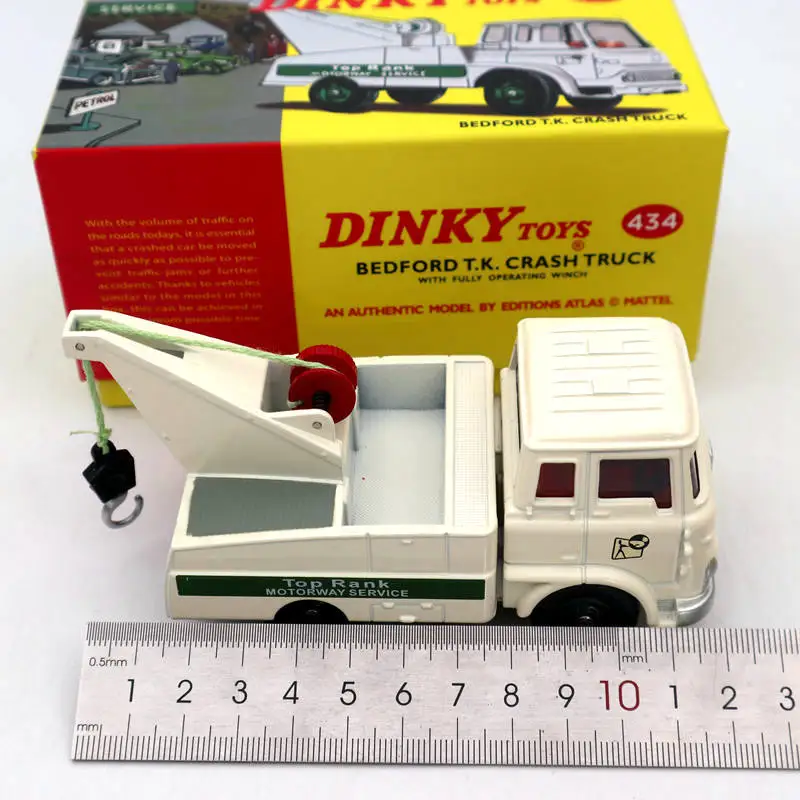 Atlas Dinky toys 434 Bedford TK Crash Truck With Fully Operating Winch Diecast Models Auto Car Gift Collection