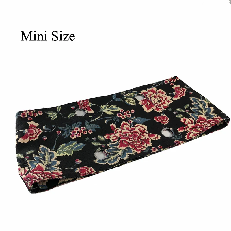 Floral Fabric Trim cotton fabric Thermal Plush  Fit for  Classic Mini  O bag Obag handbags EVA Women handbag Accessories