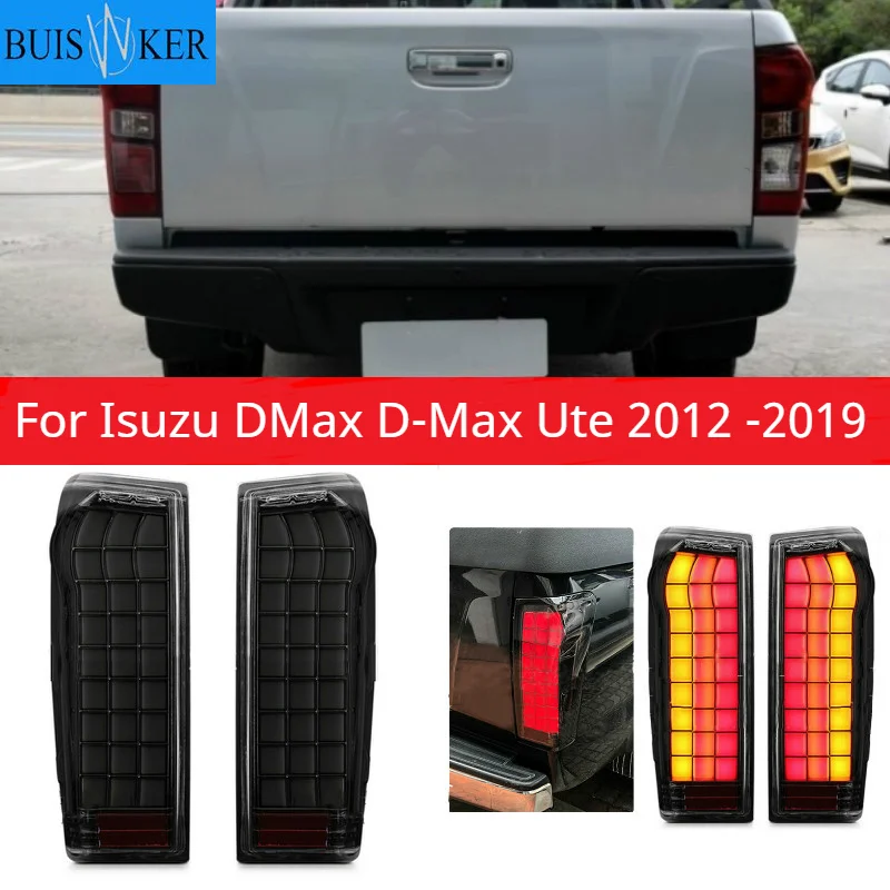 Rechts/Links Achterlicht Achter Lamp Led Voor Isuzu Dmax D-Max Ute 2012 2013 2014 2015 2016 2017 2018 2019 4300-5400K Auto Styling