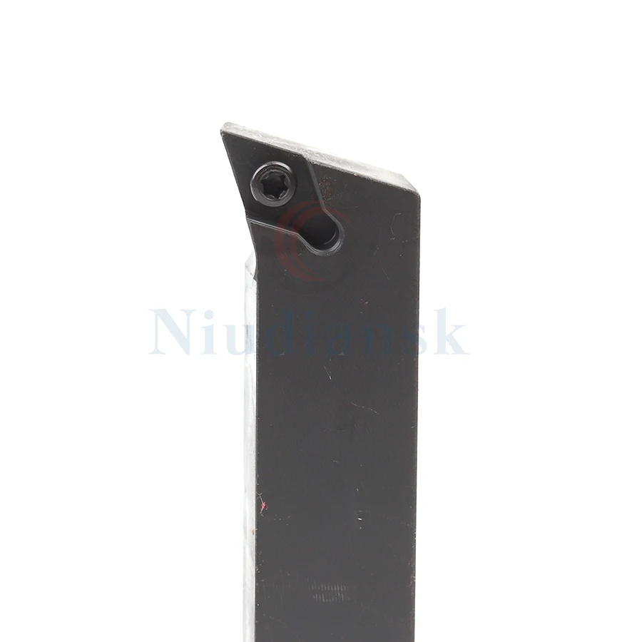 Embutida 107.5 ° de usinagem de precisão, suporte de ferramentas de giro externo, corresponde a inserção de torno cnc com carboneto dcmt 55 °