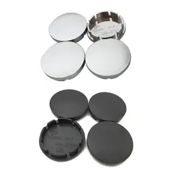 4pcs/Set 56mm Car Wheel Center Hub Caps Universal ABS Vehicle Tyre Tire Rim Cover Protector Decorations