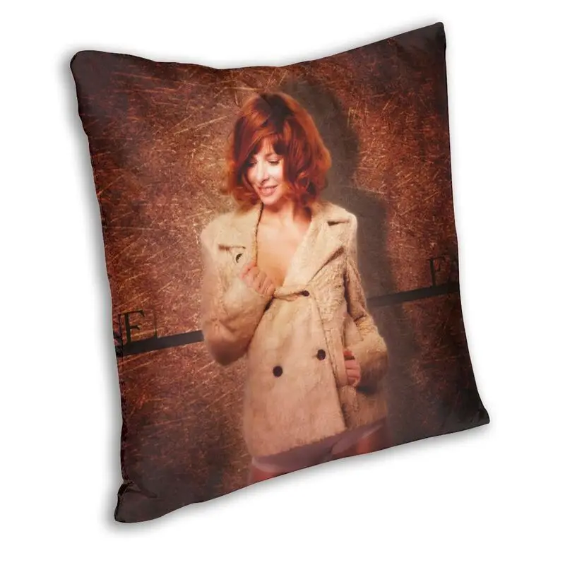 Nordic Style Sexy Mylene Farmer Throw Pillow Case Home Decorative French Singer Cushion Cover 45x45cm Pillowcover for Sofa