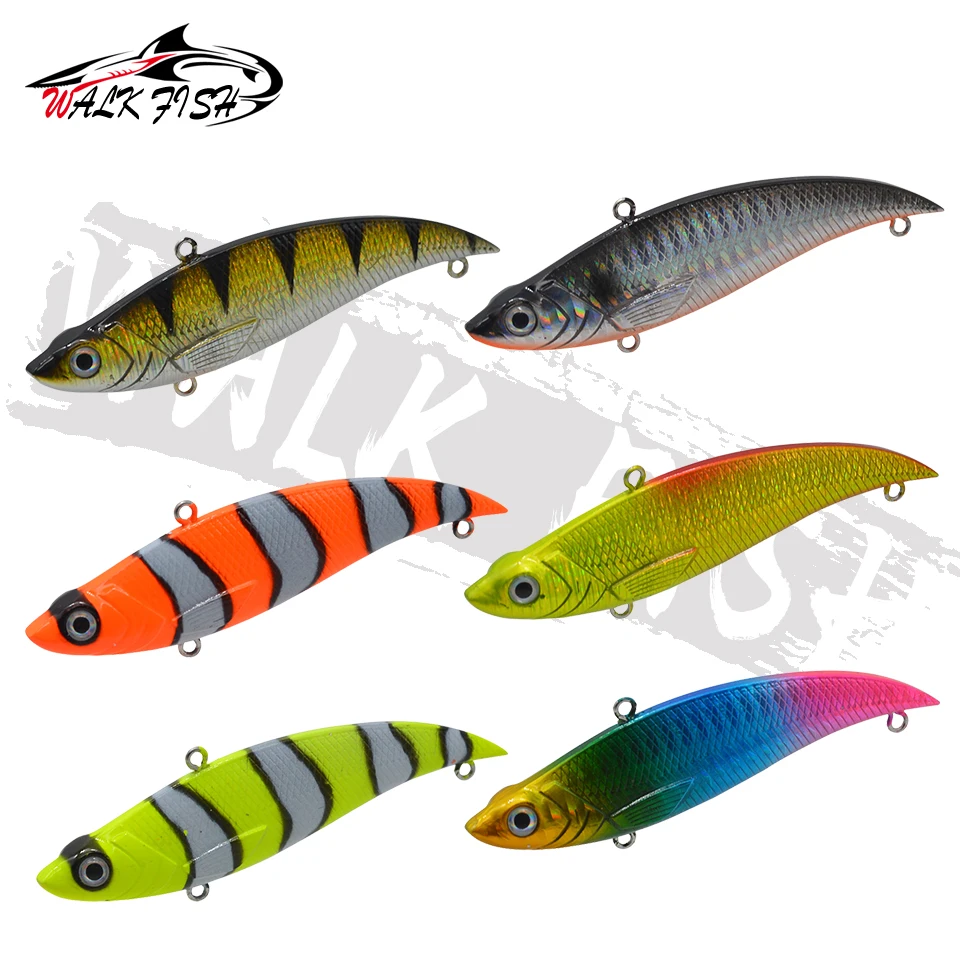 WALK FISH Sinking Vibration Fishing Lure 10g 14g 18g 22g Hard bait Artificial VIB Winter Ice Fishing Pike Bait Tackle Isca Pech