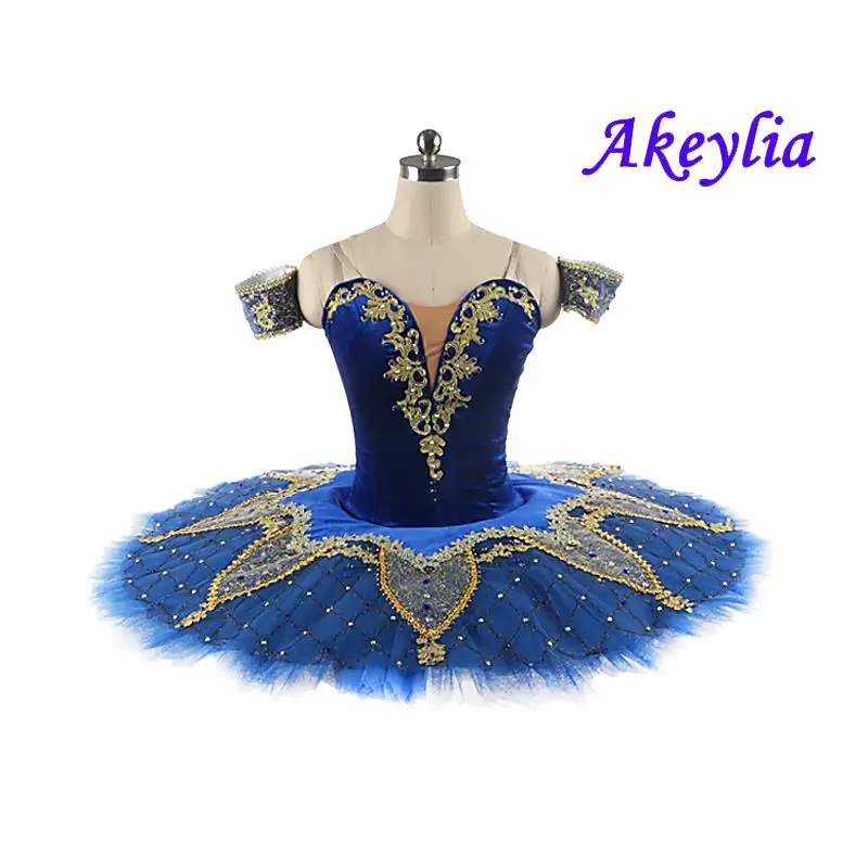 

Professional ballet tutu royal blue for girls YAGP Ballet tutu La Esmeralda red women performance tutus stage velvet Peacock