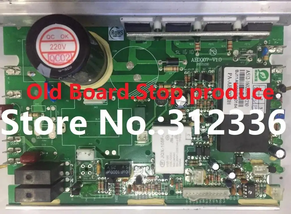 Placa de circuito para cinta de correr, Motor SOLE Spirit YJ-2300CH, YJ2300CH, reemplazo AE0007-V1.0 controlador F60 F63 F80, Envío Gratis