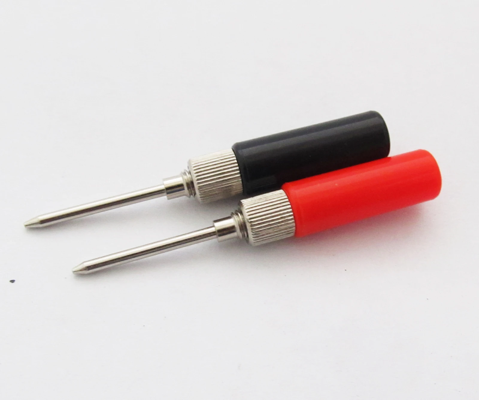 2pcs DIY Multimeter Test Probe without Cable Assemble & No Solder Short Handle