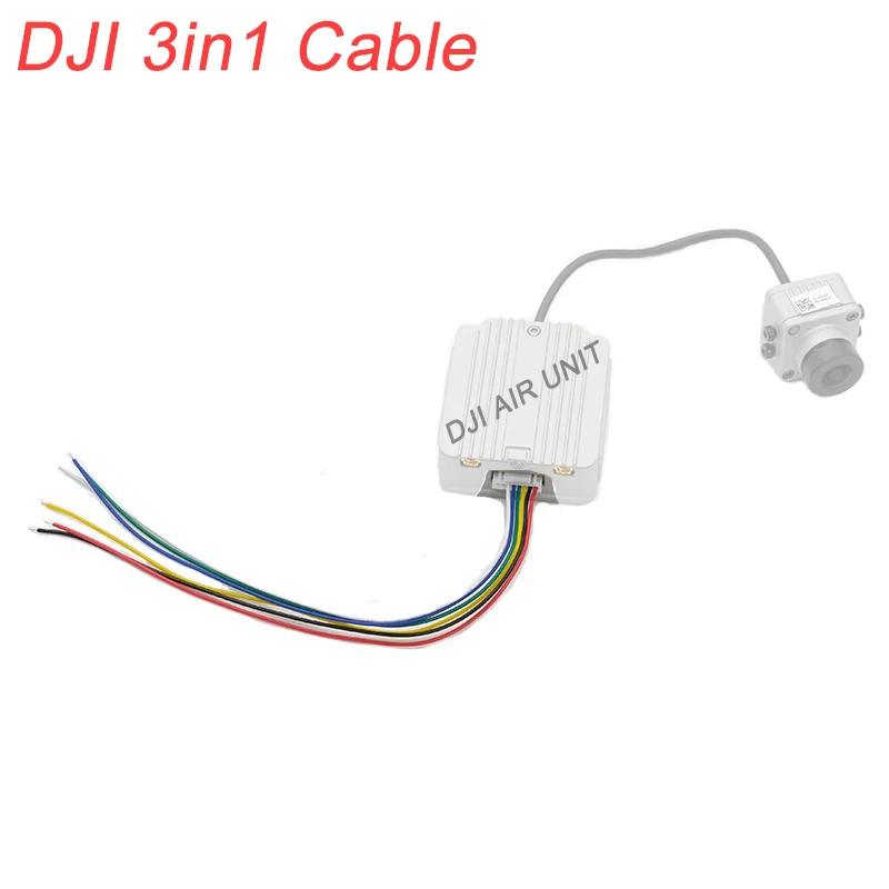 DJI FPV 3in1 Cable 1.25 8p/1.0 6p 20CM 30AWG Silicone Line  F4 F7 Flight Control Cable For DJI air unit HD VTX