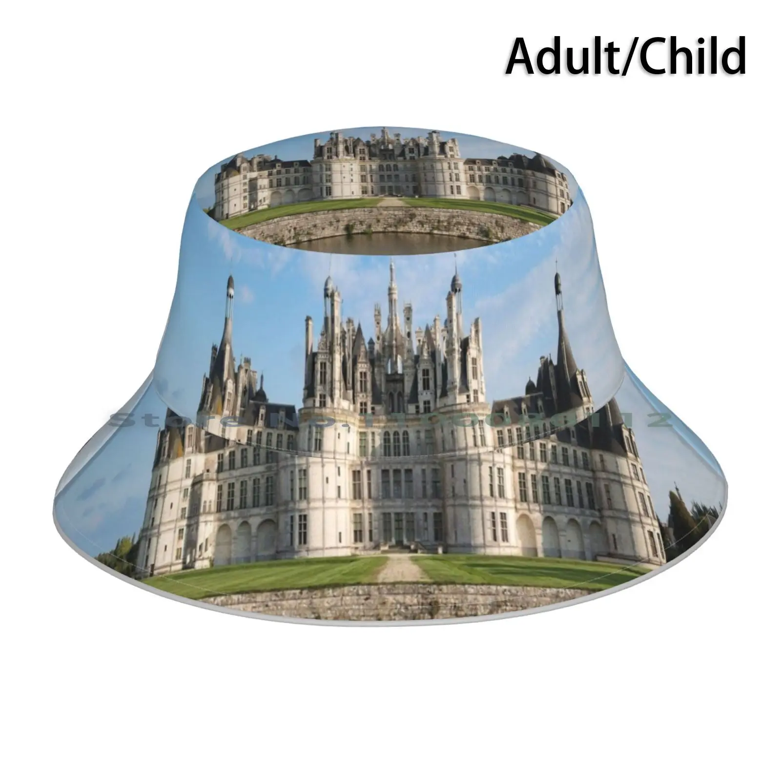 Chateau De Chambord Castle Loir-Et-Cher France Bucket Hat Sun Cap Chateau De Chambord Castle Loir Et Cher France Mobile Phone