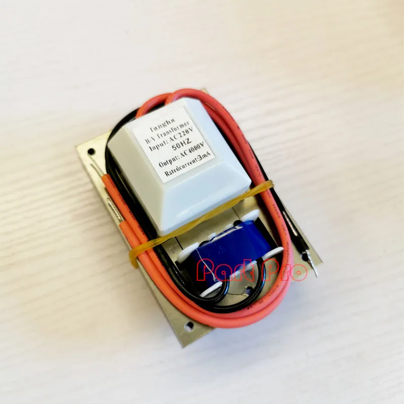 Imagem -02 - Pacote Transformador de Alta Tensão com Íon Negativo Tamanho Médio Personalizado 220v 50hz4000v sem Capacitor com Suporte