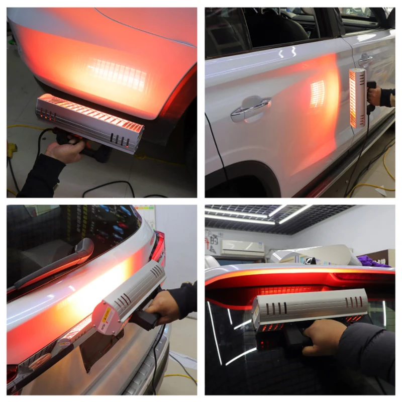Lámpara Solar de prueba para hornear, película de aislamiento térmico para coche, pintura en aerosol, barniz para hornear infrarrojo de mano, 1000W, 220V