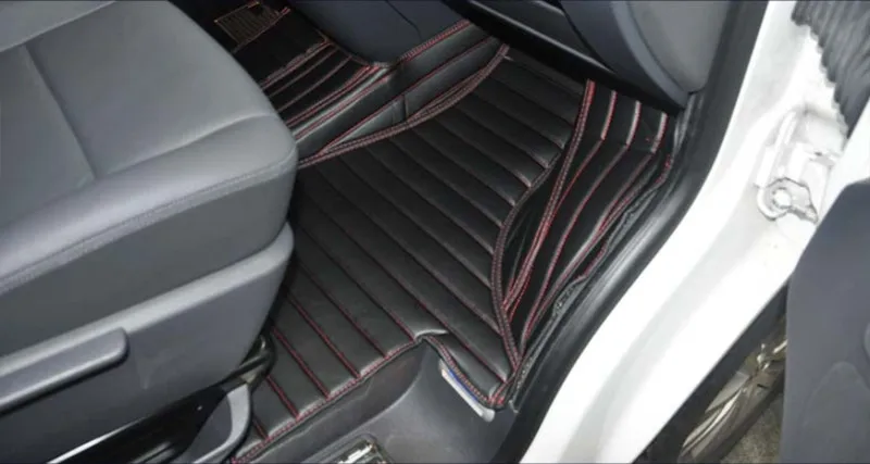 High quality! Custom special car floor mats for Volkswagen Multivan T5 T6 2022-2003 2 seats waterproof carpets