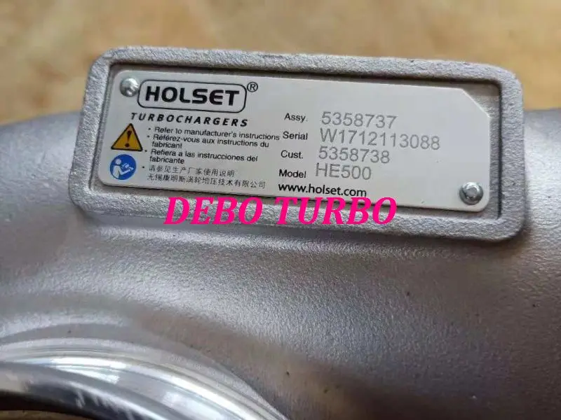 NEW GENUINE HOLSET HE500 5358737 5358738 Turbo Turbocharger for FOTON AUMAN Truck CUMMINS ISGe 10.5L 350HP