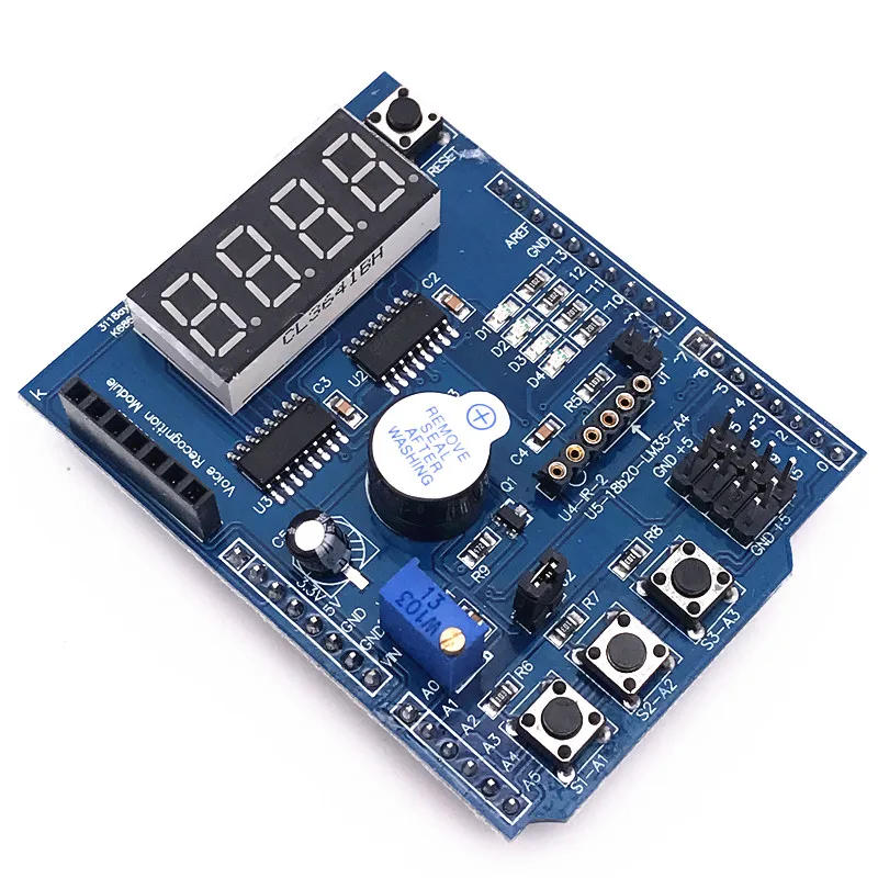 Placa de expansión de accionamiento de Motor, protector de Control de Motor, L293D