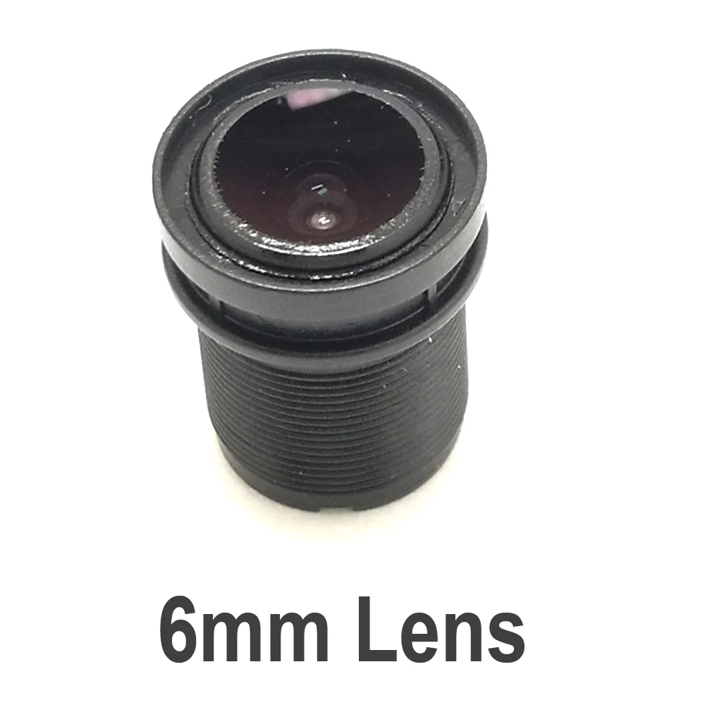 Mini 6mm Lens CCTV Security Camera Lens M12 2MP 1/2.7 Image Format Surveillance