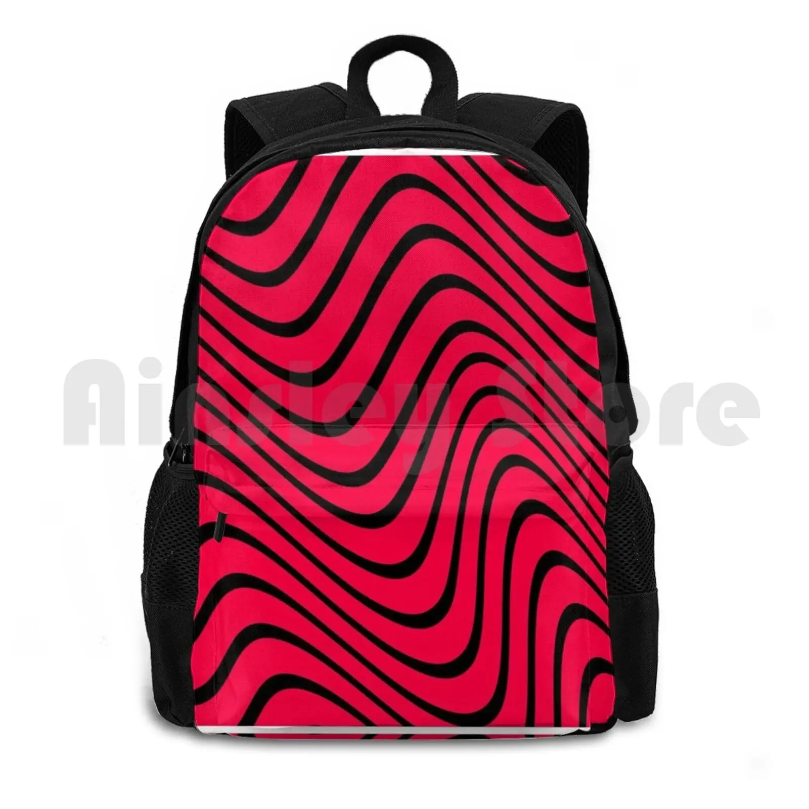 Pewdiepie Red And Black Outdoor Hiking Backpack Waterproof Camping Travel Pewdiepie Youtube Youtuber Pewds Gaming Memes Gamer