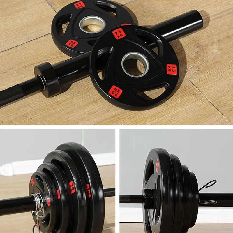 Barbell Plate for Gym, Home Dumbbell, 1 kg, 5 kg, 5 kg, 10 kg, Weight Lifting Power Workout, Fitness Equipment, Anti-Slip Rubber