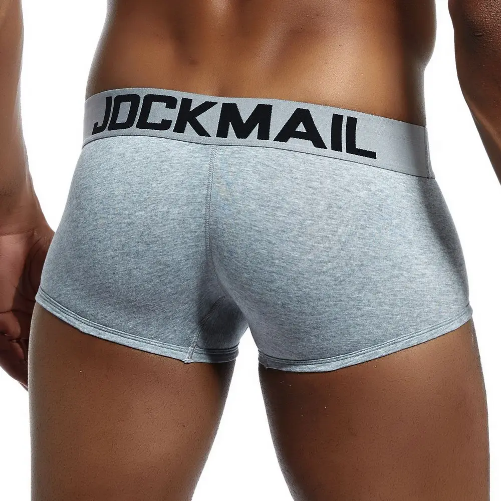 CKMACanon-Boxer en coton avec chaîne pour homme, sous-vêtement sexy, culotte masculine, caleçon en patchwork doux