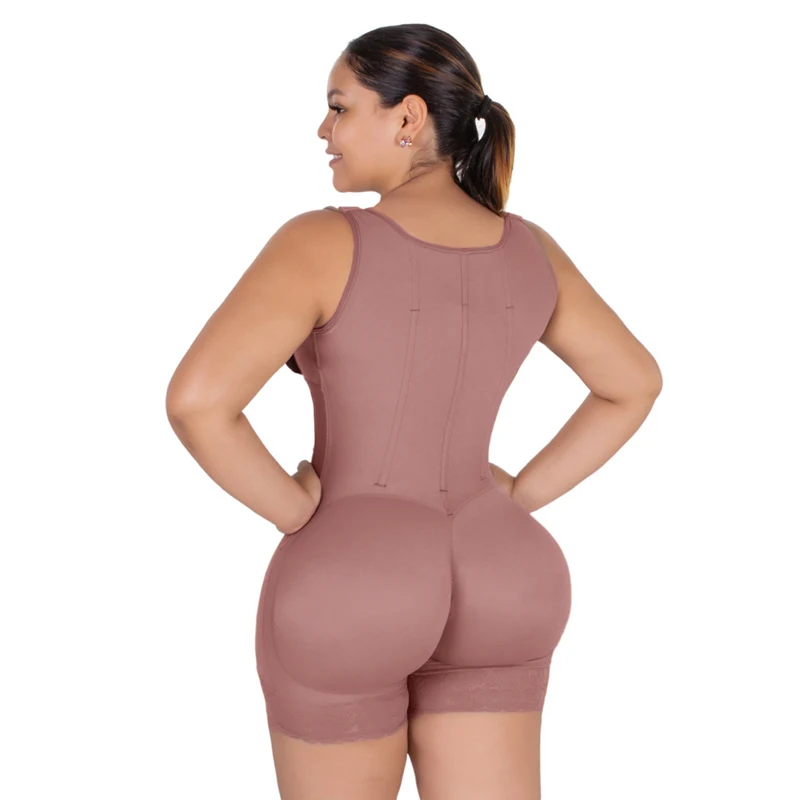 Professional Strong Pressure Body Shaper Fishbone Shapewear Postpartum Tummy Control Underwear Slimming Fajas Colombianas