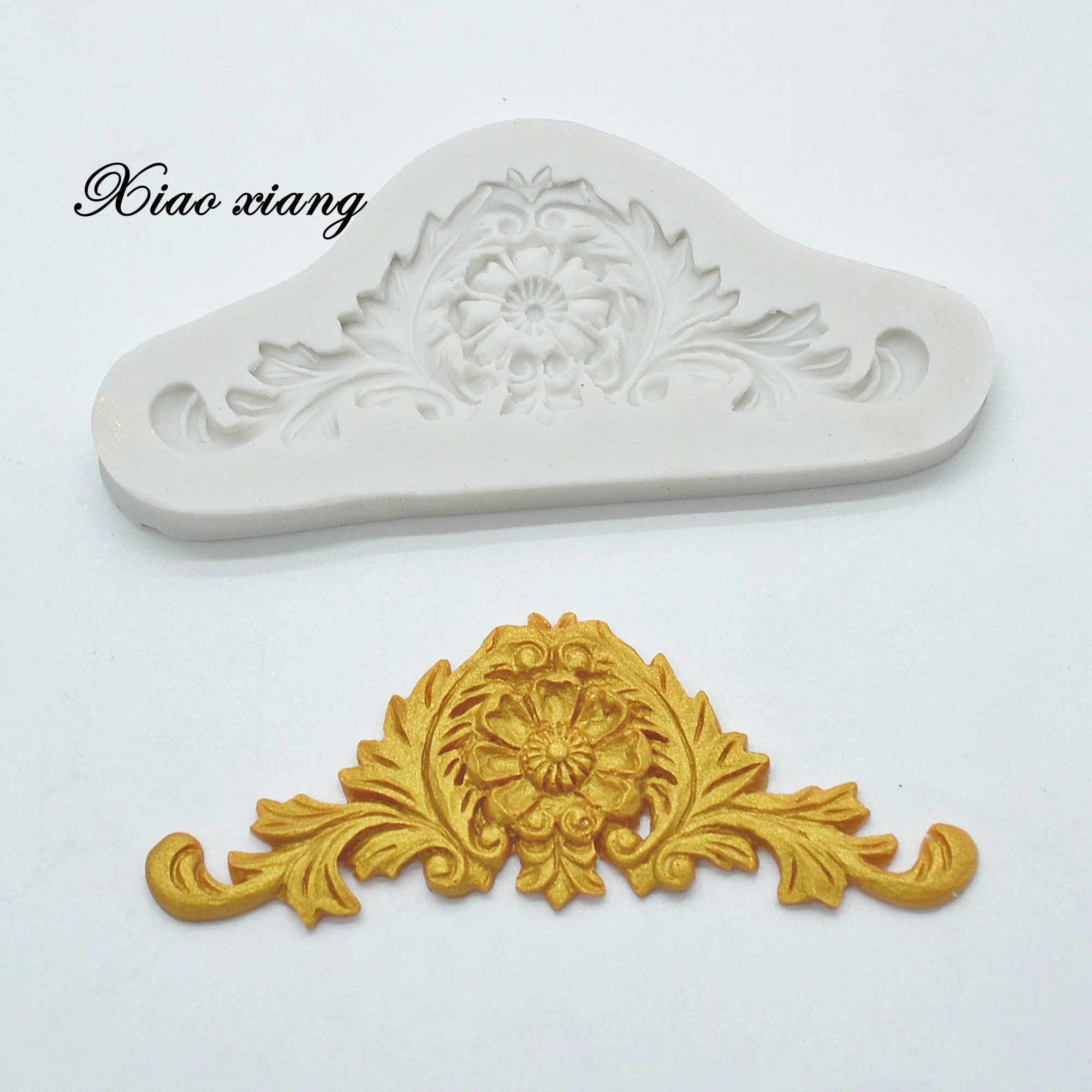 Flower European Lace Silicone Mold For Baking border fondant cake molds soap chocolate mould for the kitchen baking