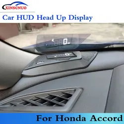 Car HUD Head Up Display For Honda Accord 2017 2018 2019 2020 OBD2 Safe Driving Screen OBD Projector Windshield